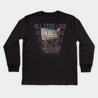 All Time Low Cassette Kids Long Sleeve T-Shirt